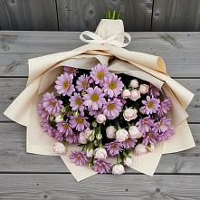 Букет цветов из:  Розы и Хризантемы #REPLACE_PRED# Архипо-Осиповка