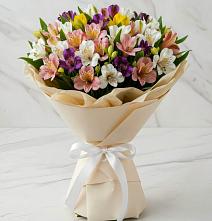 Букет цветов из:  Альстромерии #REPLACE_PRED# Архипо-Осиповка