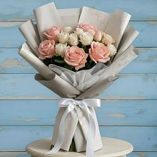 Букет цветов из:  Розы #REPLACE_PRED# Архипо-Осиповка