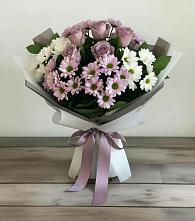 Букет цветов из:  Хризантемы и Розы #REPLACE_PRED# Архипо-Осиповка