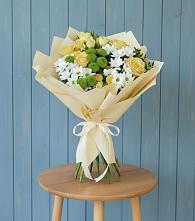 Букет цветов из:  Хризантемы и Розы #REPLACE_PRED# Архипо-Осиповка