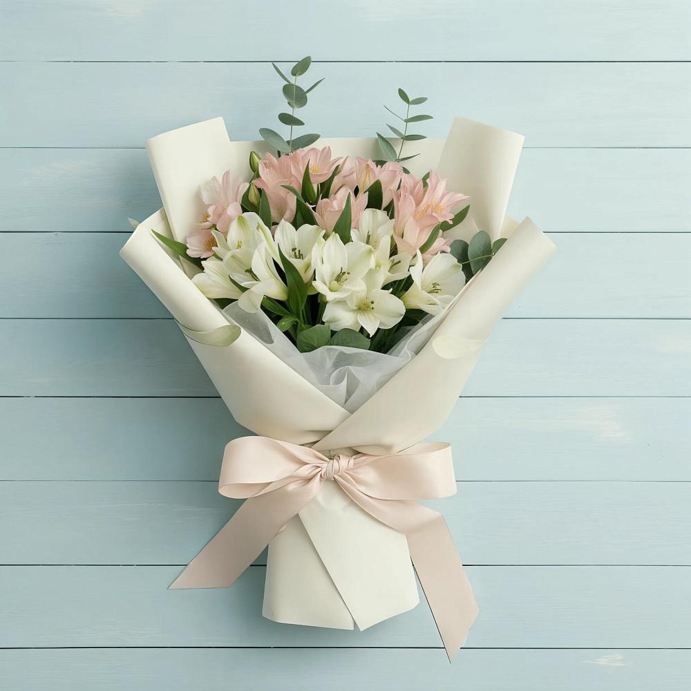 Букет цветов из: Альстромерии в Архипо-Осиповка