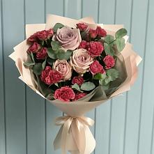 Букет цветов из:  Гвоздики и Розы #REPLACE_PRED# Архипо-Осиповка