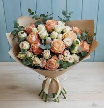 Букет цветов из:  Альстромерии и Розы #REPLACE_PRED# Архипо-Осиповка